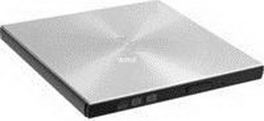 Asus SDRW-08U5S-U Extern Unitate optică Înregistrare/Citire DVD/CD pentru Desktop / Laptop Argintiu