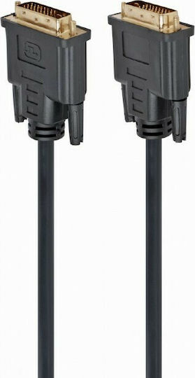 Cablexpert Cablu DVI-D - DVI-D 3m Negru (CC-DVI2-BK-10)
