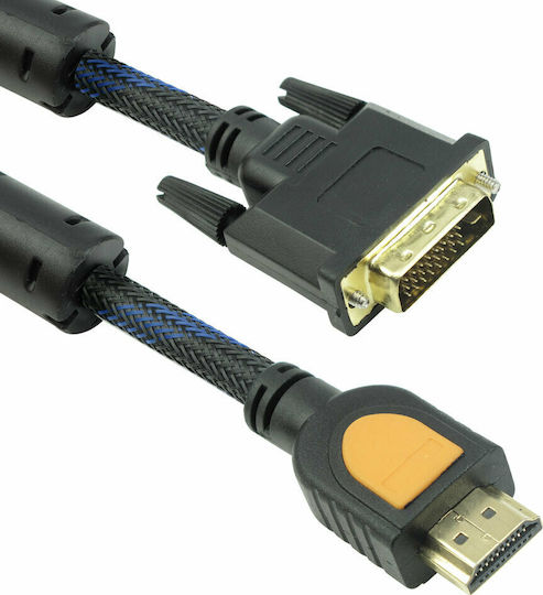 Cablu DVI-D - HDMI de sex masculin 3m Negru (18190)