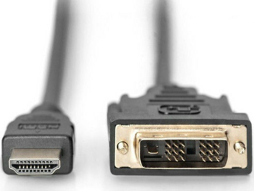Digitus AK-330300-020-S 2m DVI-D male to HDMI male Cable Black (AK-330300-020-S)