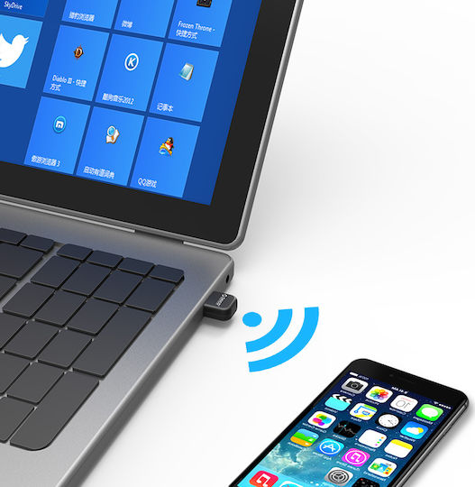 Orico BTA-403 USB Bluetooth 4.0 Adapter με Εμβέλεια 20m