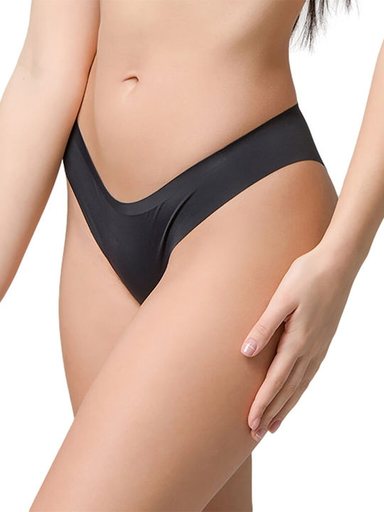 Every Wear -1 Damen Slip Nahtlos Schwarz