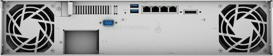 Synology RackStation RS1221+ NAS Rack με 8 θέσεις για HDD/SSD και 4 θύρες Ethernet
