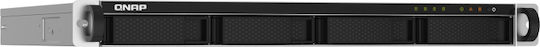 QNap TS-432PXU-RP-2G NAS Rack με 4 θέσεις για HDD/SSD και 2 θύρες Ethernet