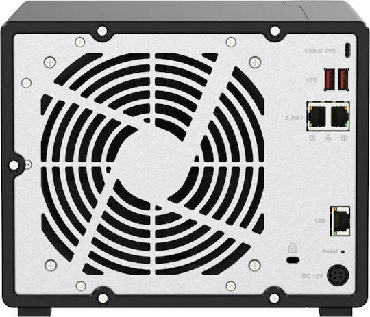 QNap TS-H973AX-8G NAS Turm mit 9 Steckplätzen für HDD/SSD und 2 Ethernet-Anschlüsse