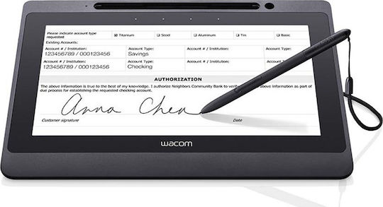 Wacom DTU-1141 Подписна плоча 10.1" Черен