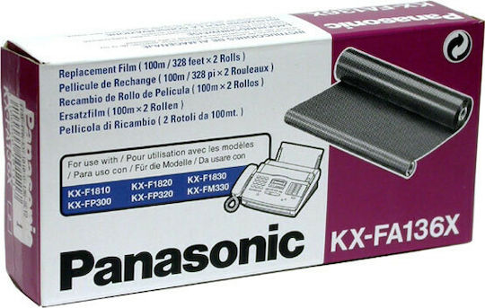 Panasonic KX-FA136X Γνήσια Μελανοταινία 2τμχ