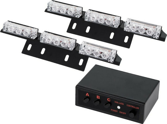 GloboStar Car Signaling Bar LED 10 - 30V Waterproof with White Lighting