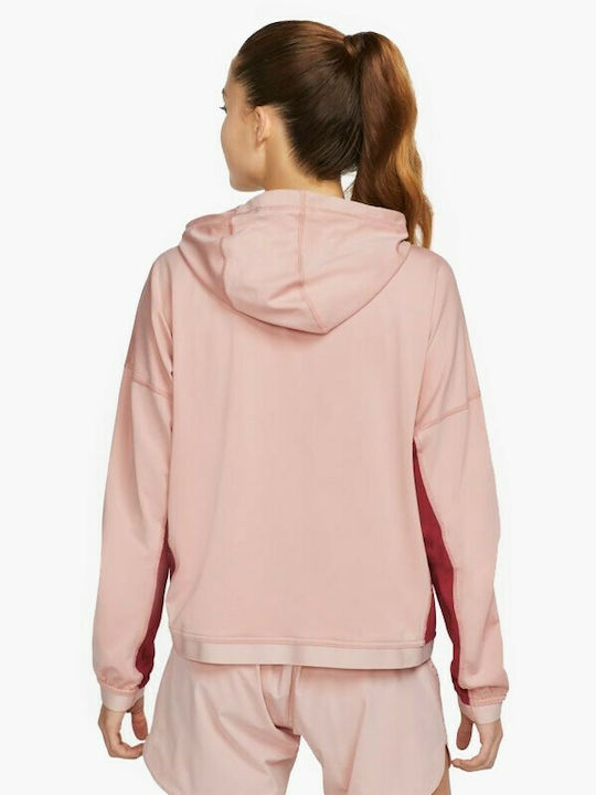 Nike Therma Fit Women's Hooded Sweatshirt Pink