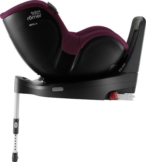 Britax Romer Dualfix Столче За Кола i-Размер С ISOfix Бордо Ред