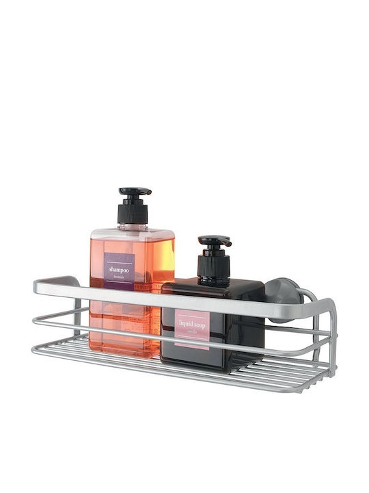 Metaltex Viva Polytherm An der Wand montiert Badezimmerregal Metallisch 26x10x6cm Silber