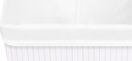 vidaXL Wooden Storage Box with Lid White 31x31x20cm 4 Pieces