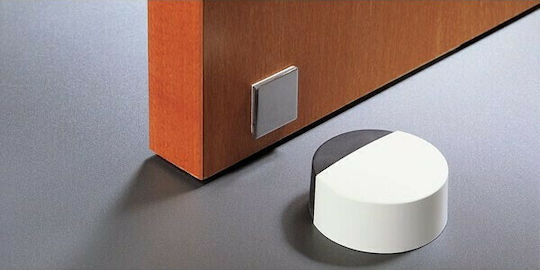 Door Stopper Magnetic Metallic Νίκελ - Χρώμιο 1pcs