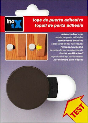Door Stopper Adhesive Brown 1pcs