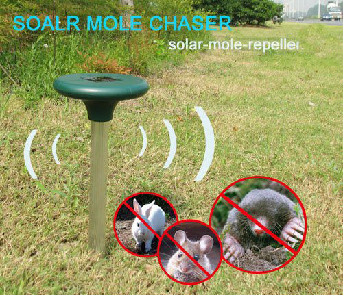 Factory Solar Rodent Repeller Πάσσαλος Απώθησης Τρωκτικών Ηλιακός