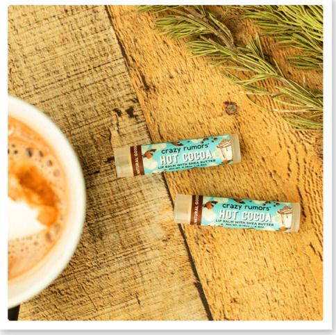 Crazy Rumors Shea Butter Lip Balm Hot Cocoa 4.25gr