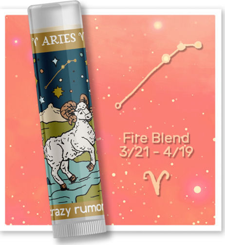 Crazy Rumors Zodiac Lip Balm Aries 4.25gr