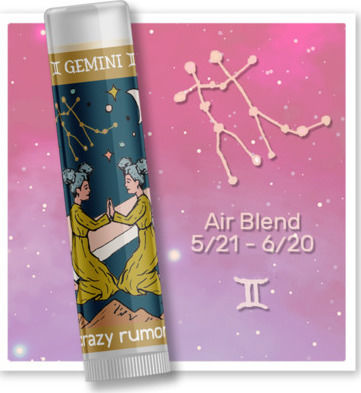 Crazy Rumors Zodiac Lip Balm Gemini 4.25gr