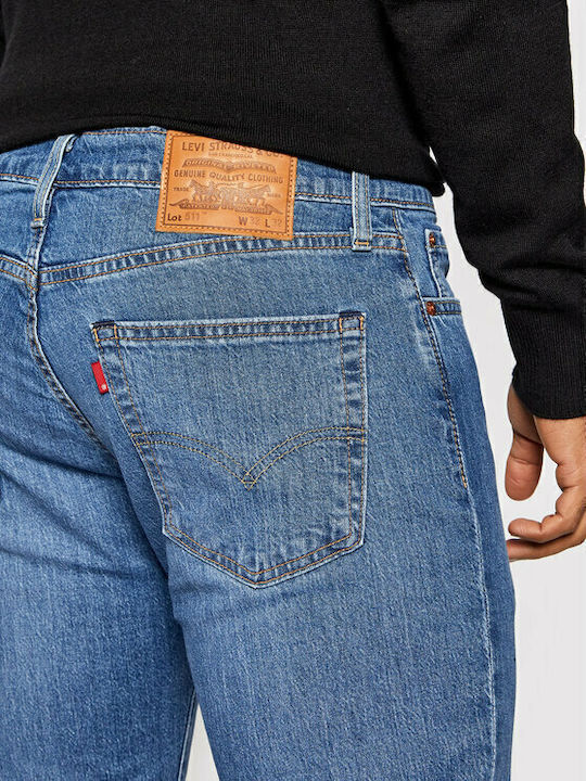 511 Men's Jeans Pants with Slim Narrow Fit Blue