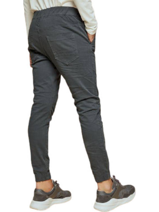 Edward Jeans Herrenhose Chino Elastisch in Normaler Passform Gray