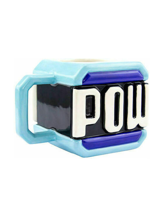Paladone Super Mario - Pow Block Mug Ceramic Blue 330ml