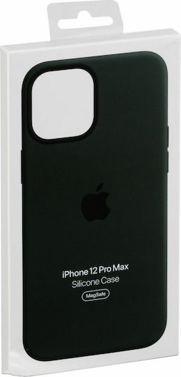 Apple Silicone Case with MagSafe Back Cover Green for iPhone 12 Pro Max