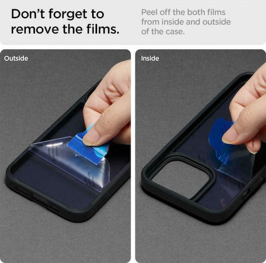 Spigen Ultra Hybrid Back Cover Plastic 2mm Frost Black (iPhone 13)