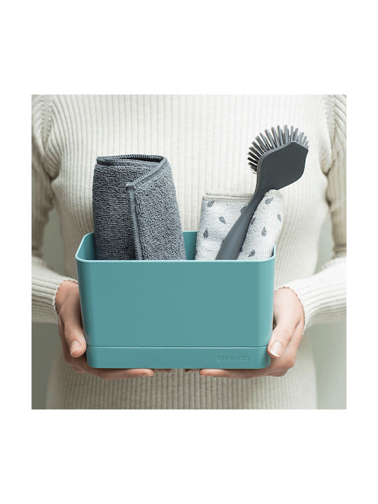 Brabantia Kitchen Sink Organizer Made of Blue Plastic 19x8.5x11.5cm