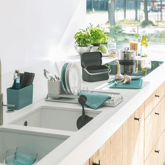 Brabantia Органайзер за мивка от пластмаса син 19x8.5x11.5см
