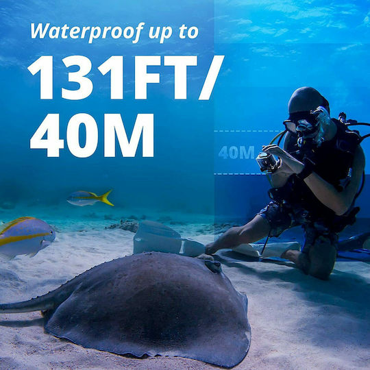 Akaso Brave 4 Pro Action Camera 4K Ultra HD Underwater with Touch Screen 2" and Wi-Fi Black