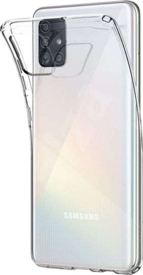 Hurtel Back Cover Σιλικόνης Διάφανο (Galaxy A51)