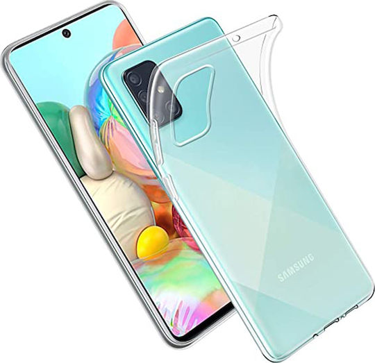 Hurtel Back Cover Σιλικόνης Διάφανο (Galaxy A51)
