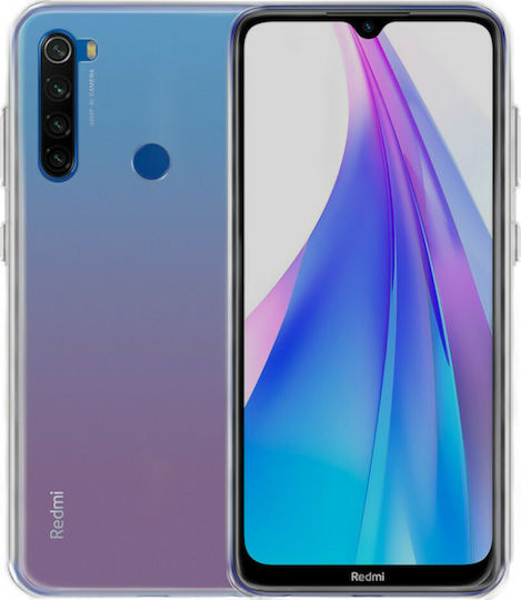 Back Cover Σιλικόνης Διάφανο (Redmi Note 8T)