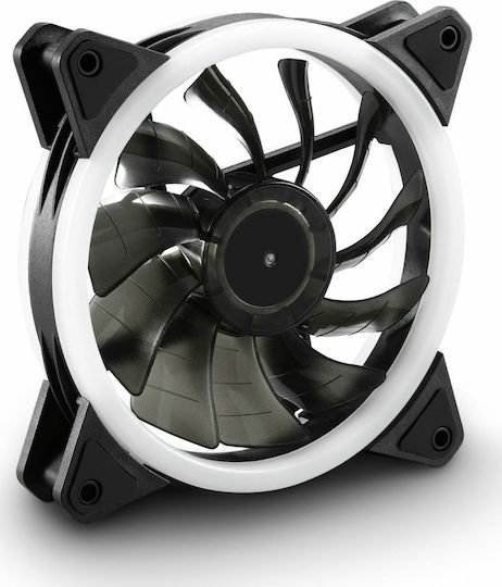 Sharkoon SHARK Blades PWM Case Fan 120mm 1400rpm With RGB Lighting And 3-Pin / 4-Pin Connection