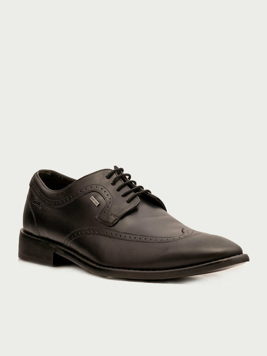 Clarks Climate Piele Oxford-uri pentru bărbați Negre