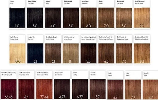 Korres Abyssinia Superior Gloss Colorant Βαφή Μαλλιών Χωρίς Αμμωνία 55.66 Καστανό Ανοιχτό Έντονο Κόκκινο 50ml
