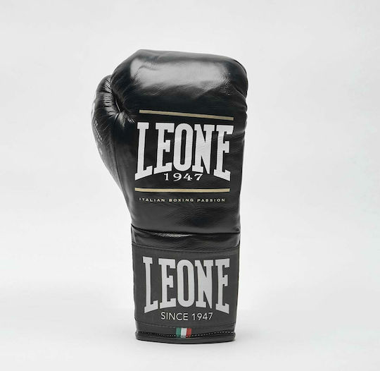 Leone Shock Plus GN102L Boxing Gloves for Match Black