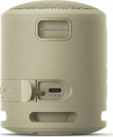 Sony SRS-XB13 Waterproof Bluetooth Speaker 5W with Battery Life up to 16 hours Beige