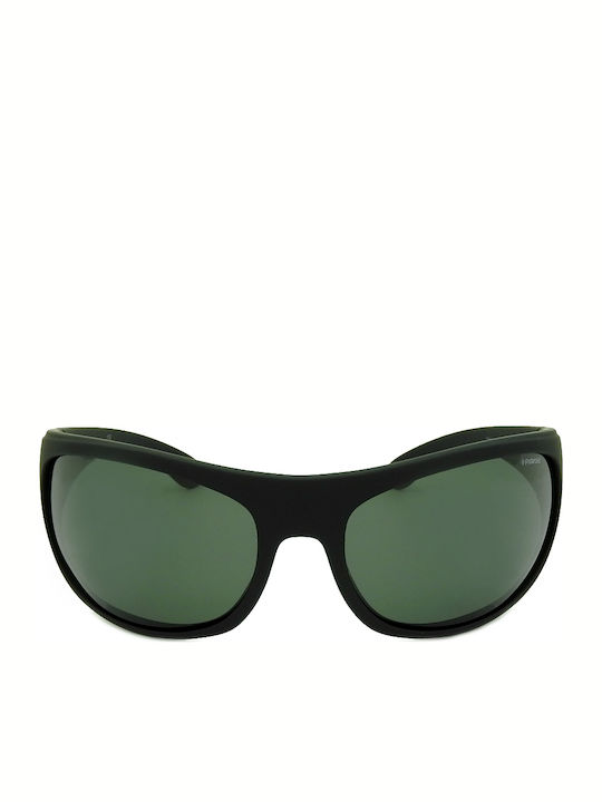 Polaroid Men's Sunglasses with Black Plastic Frame and Black Polarized Lens P07886 9CA/RC