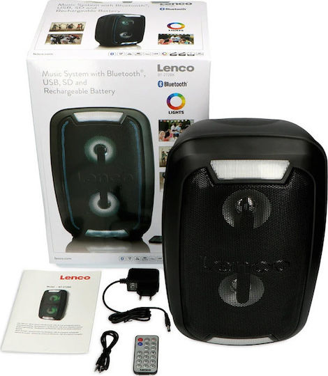 Lenco BT-272 Ηχείο Bluetooth 20W με Διάρκεια Μπαταρίας έως 7 ώρες Μαύρο