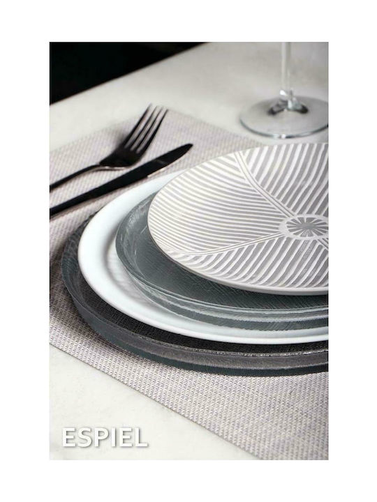 Espiel Plastic Placemat Gray 45x30cm