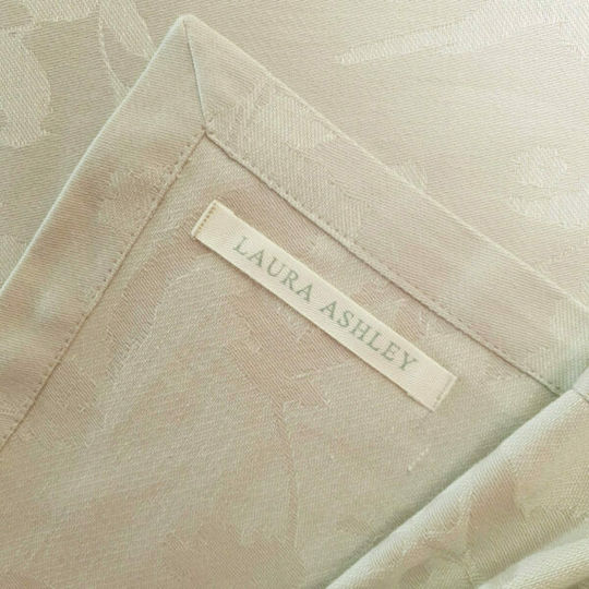 Laura Ashley Cobblestone Platzdeckchen Stoff Beige 50x35cm 1Stück