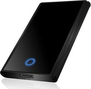 Icy Box Hard Drive Case M.2 SATA III with connection USB 3.0 in Schwarz color