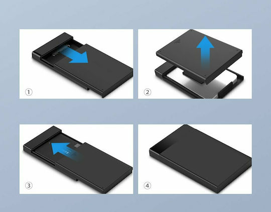 Ugreen Θήκη για Σκληρό Δίσκο 2.5" SATA III με σύνδεση USB 3.1 Type-C