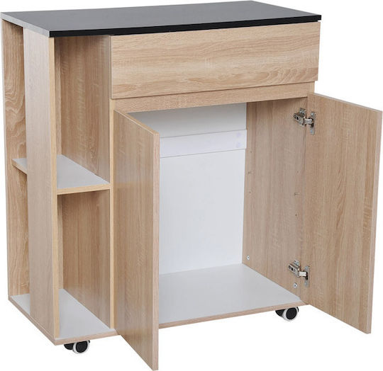 Επιδαπέδιο Ντουλάπι Καφέ 78x39.5x88.5εκ.