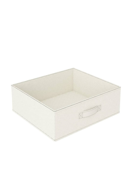 Storage Shelf Unit Made of Metal and Fabric with 4 Drawers M45xW38xH80cm