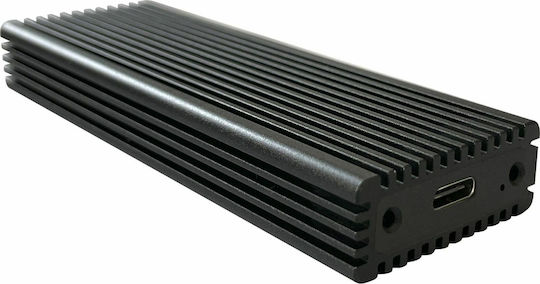 LC-Power Hard Drive Case M.2 PCI-Express / SATA III NVME with connection USB 3.1 Type-C in Schwarz color
