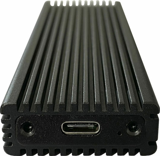 LC-Power Hard Drive Case M.2 PCI-Express / SATA III NVME with connection USB 3.1 Type-C in Schwarz color