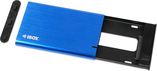 iBox HD-05 Case for Hard Drive 2.5" SATA III with Connection USB 3.1 Blue