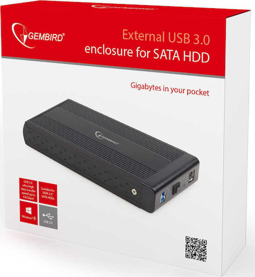 Gembird Θήκη για Σκληρό Δίσκο 3.5" SATA III με σύνδεση USB3.0